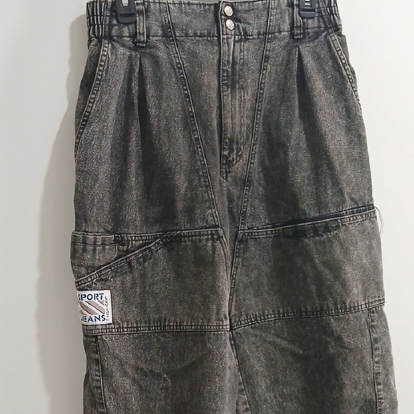 Vintage Levis Black Acid Wash Jeans - Picture 2 of 11